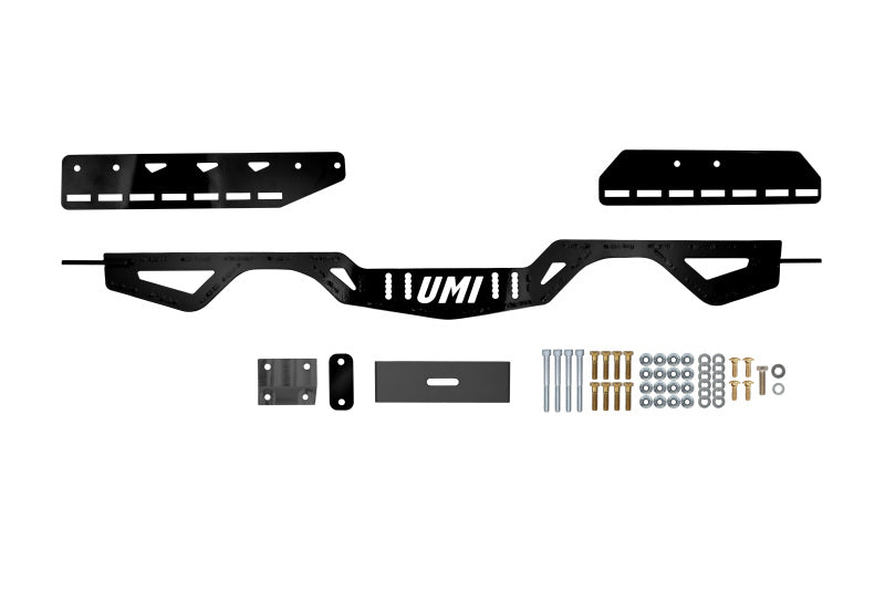 UMI Performance 78-88 GM G-Body Modular Adjustable Transmission Crossmember - Black