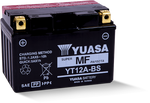 Yuasa YT12A-BS Maintenance Free AGM 12 Volt Battery (Bottle Supplied)