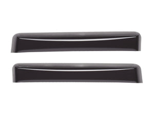 WeatherTech 07-15 Audi Q7 4L Rear Side Window Deflectors - Dark Smoke