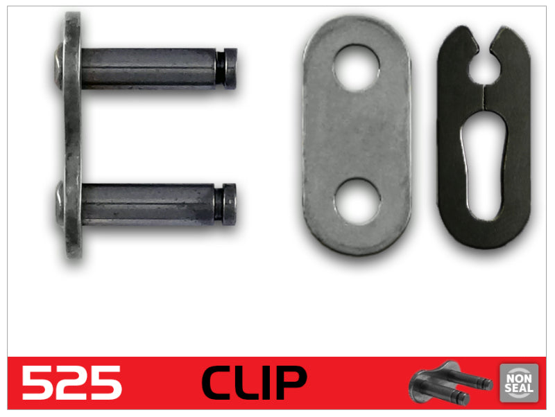 RK Chain 525 Clip Link - Natural