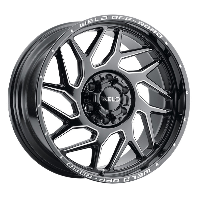 Weld Off-Road W117 20X10 Fulcrum 6X135 6X139.7 ET13 BS6.00 Gloss Black MIL 106.1