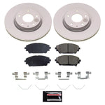 Power Stop 19-23 Mazda 3 Front Z17 Coated Brake Kit