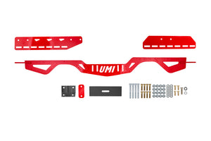 UMI Performance 78-88 GM G-Body Modular Adjustable Transmission Crossmember - Red