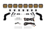 Diode Dynamics 17-24 Can-Am Maverick X3 SS5 Sport CrossLink Roof Lightbar Kit - Yellow Combo