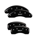 MGP 4 Caliper Covers Engraved Front & Rear EDGE/2015 Black finish silver ch