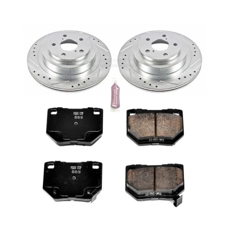 Power Stop 06-07 Subaru Impreza Rear Z23 Evolution Sport Brake Kit