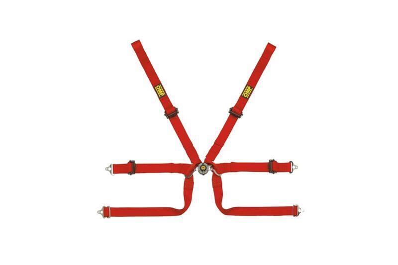 OMP Safety Harness Tecnica 2In Formula Red (Fia 8853-2016)