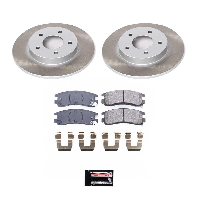 Power Stop 00-05 Pontiac Bonneville Rear Semi-Coated Rotor Kit