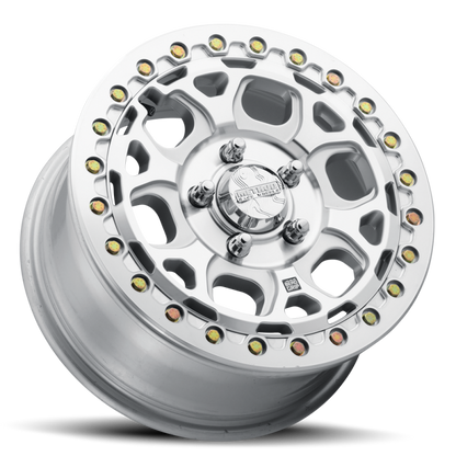 Method MR416 Beadlock 15x7 / 6x5.5 / 74mm Offset / 78.30mm Bore - Machined Clear Coat Wheel