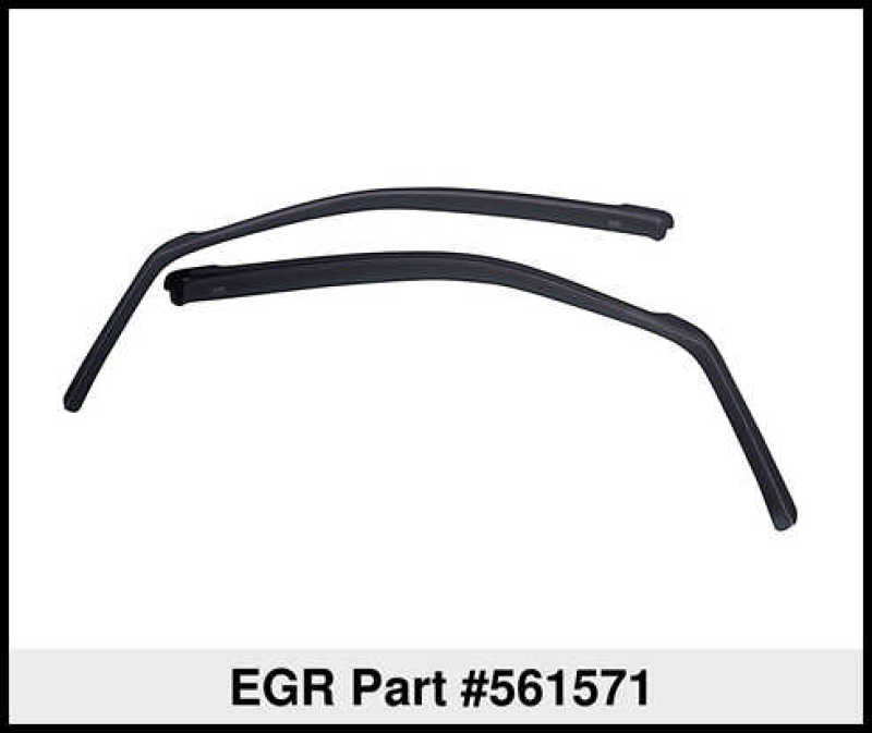 EGR 14+ Chev Silverado/GMC Sierra Reg Cab In-Channel Window Visors - Set of 2