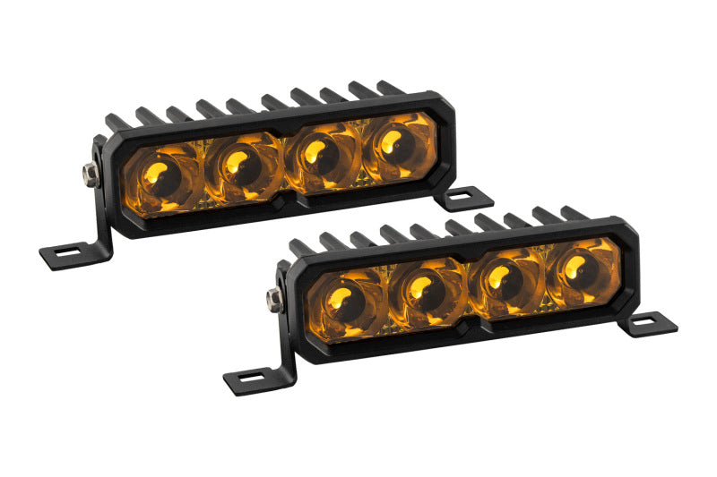 Diode Dynamics SS6 Sport Yellow Spot Standard ABL (pair) 3000K