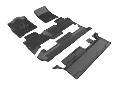 3D MAXpider 15-20 GMC Yukon w/ Bench 2nd Row Kagu Black Full Set