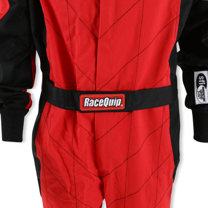 RaceQuip Red Chevron-1 Suit - SFI-1 XL