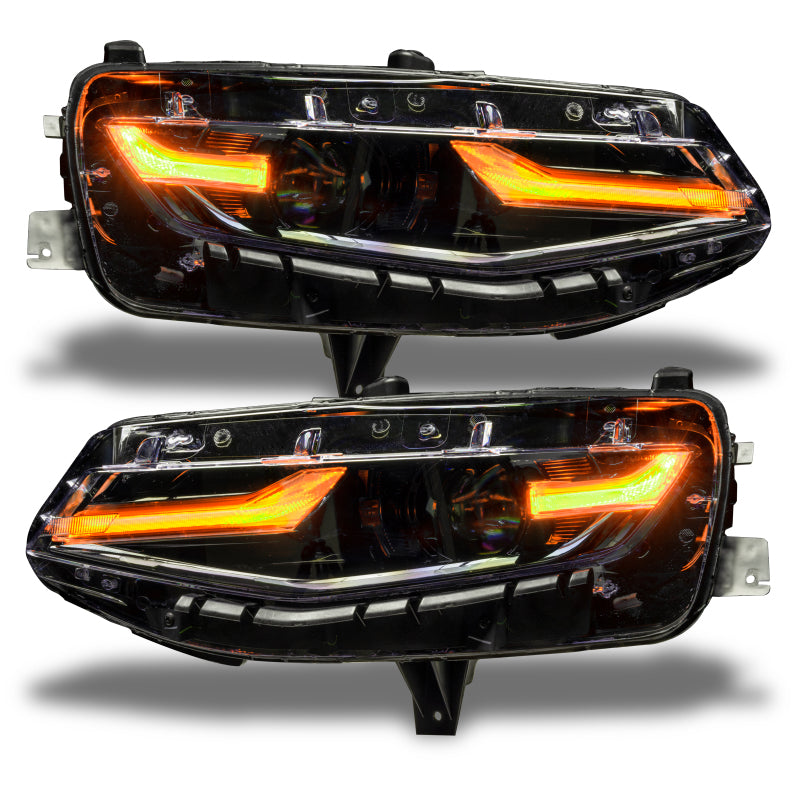 Oracle 19-21 Chevy Camaro LS/LT RGB+A Headlight DRL  Kit - ColorSHIFT w/ BC1 Controller