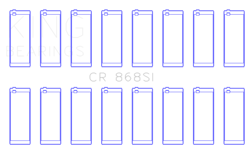King Engine Bearings Ford 281CI/302CI/330CI 4.6L/5.0L/5.4L V8 (Size +0.25) Rod Bearing Set