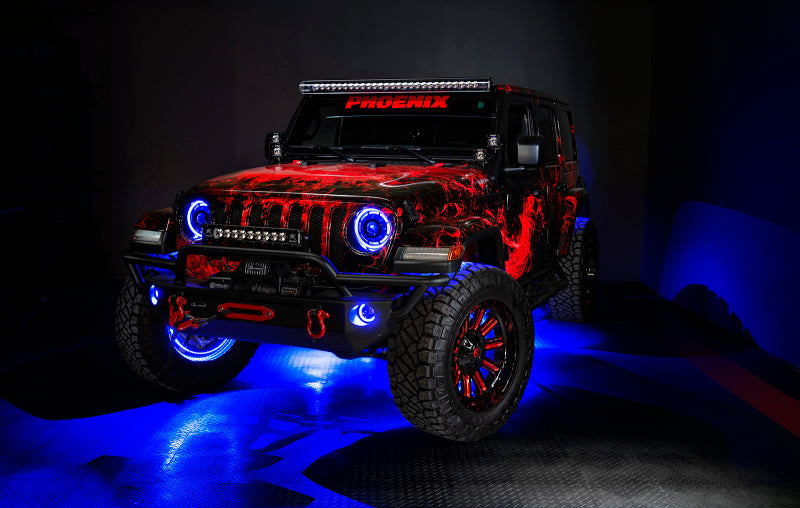 Oracle Oculus Bi-LED Projector Headlights for Jeep JL/Gladiator JT - w/ BC1 Controller
