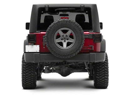 Raxiom 07-18 Jeep Wrangler JK LED Tail Lights- Red Housing- Smoked Lens
