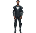 Dainese Tosa 1PC Leather Suit Perforated Black/Black/White Size - 56