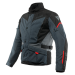 Dainese Tempest 3 D Dry Jacket Ebony/Black/Lava Red Size - 62