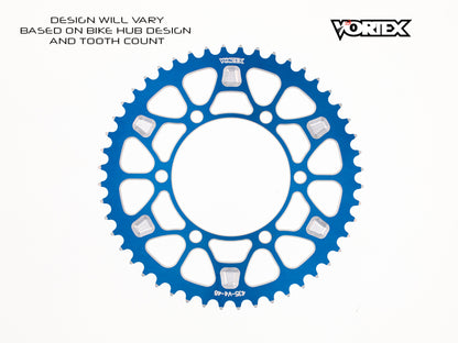 Vortex Racing V4 42 Tooth 520 Rear Sprocket - Blue