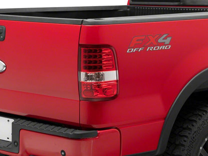 Raxiom 04-08 Ford F-150 Styleside LED Tail Lights- Chrome Housing- Red/Clear Lens