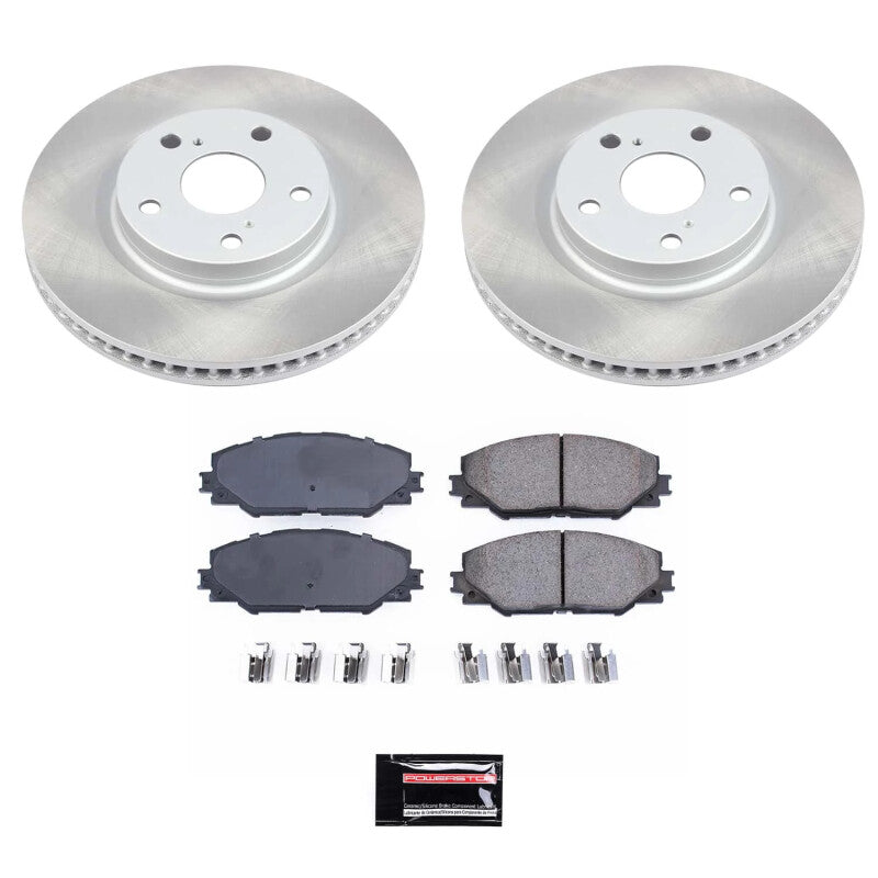 Power Stop 06-18 Toyota RAV4 Front Semi-Coated Rotor Kit