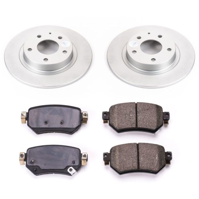 Power Stop 16-18 Mazda 6 Rear Z17 Evolution Geomet Coated Brake Kit