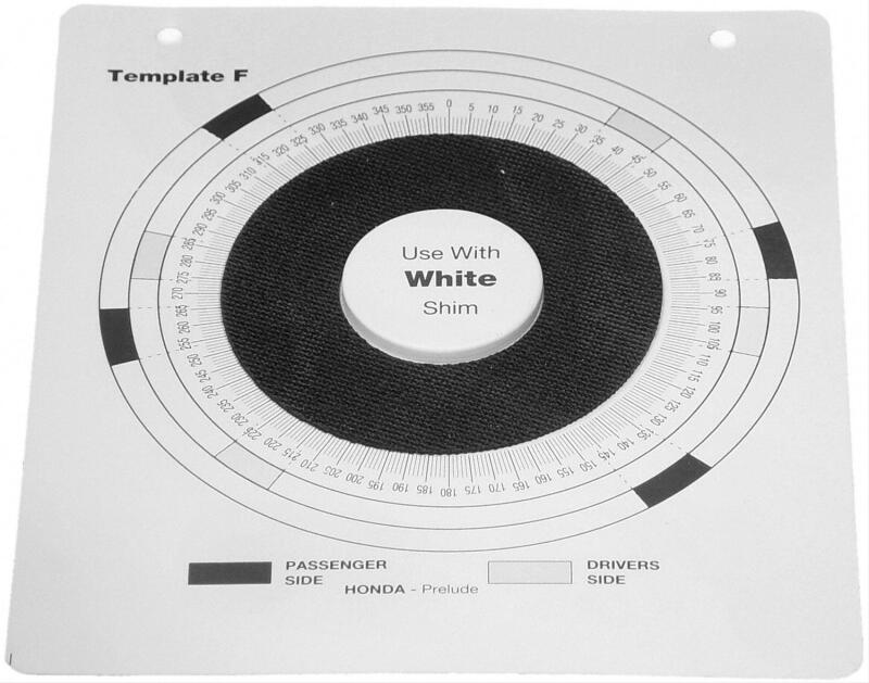 MOOG Indexing Plastic Templates F - Honda Service Tool