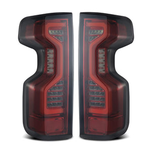 AlphaRex 19-23 Chevrolet Silverado 1500/2500HD/3500HD PRO-Series LED Tail Lights Red Smoke