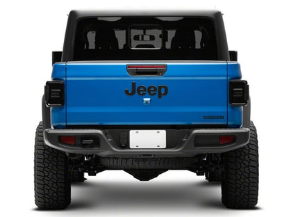 Raxiom 20-23 Jeep Gladiator JT w/ Factory Halogen LED Tail Lights- Black Housing (Smoked Lens)