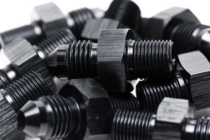 GReddy 1/8BSP Male to 4AN Male Aluminum Fitting
