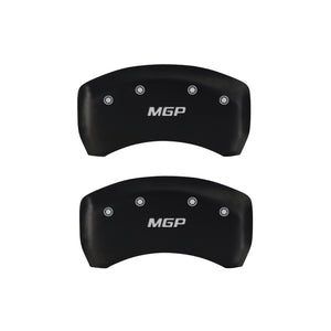 MGP Rear set 2 Caliper Covers Engraved Rear MGP Red finish silver ch