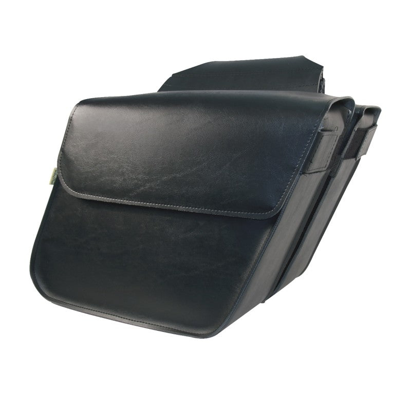 Willie & Max Universal Raptor Standard Slant Saddlebags (14 in L x 12 W x 5.5 H) - Black