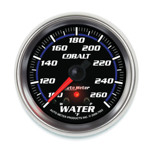 Autometer Cobalt 66.7mm 100-260 Degree F DSM Water Temperature Gauge