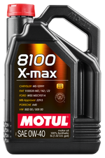 Motul 5L Synthetic Engine Oil 8100 0W40 X-MAX - Porsche A40