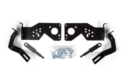 Zone Offroad 23-26 Ford F250/F350/F450 4WD 3.5in Radius Arm Drop Brkt Ride Height Sensor Rlctn Kit