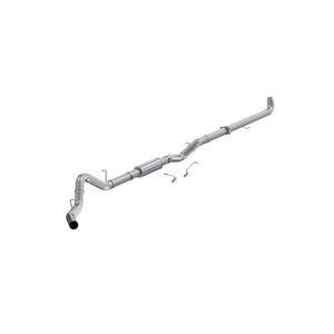 MBRP 01-04 Chevrolet 2500/3500 6.6L Duramax Aluminized Steel 4 Inch Downpipe Back Single Side Exit