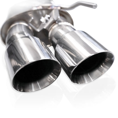 Stainless Works 2024 Mustang GT Catback Quad Tips Redline Sound X-Pipe Performance Connect Exhaust