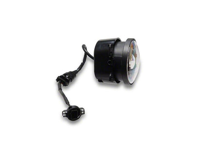 Raxiom 07-18 Jeep Wrangler JK V2 LED Switchback Fog Lights with Amber Turn Signal and Halo Rings