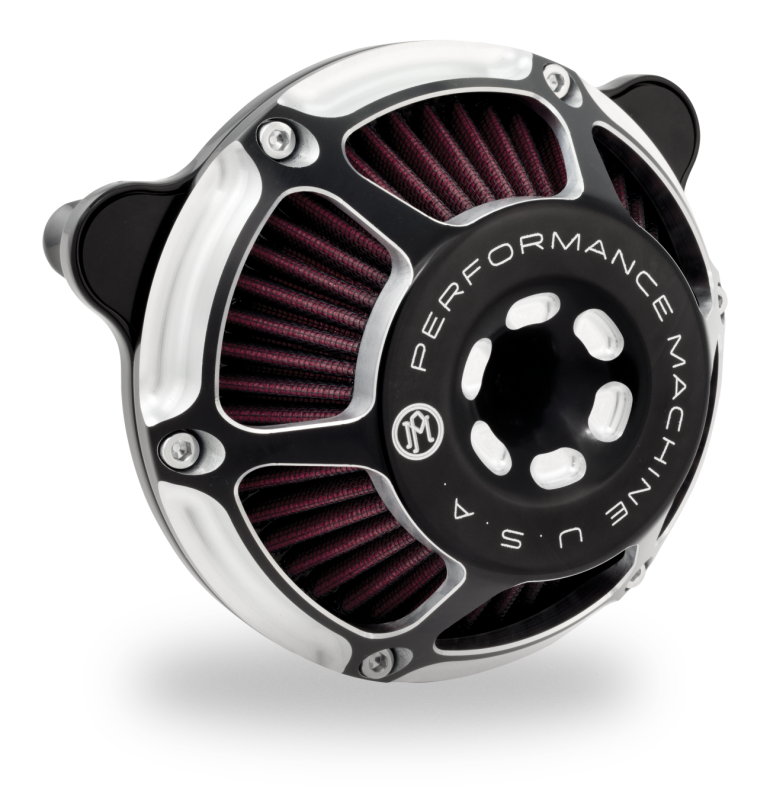 Performance Machine 23-Up CVO, 2024 Touring Max HP Air Cleaner - Contrast Cut