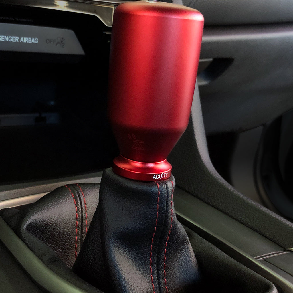 Shift Boot Collar Upgrade (Satin Red Aluminum Finish)