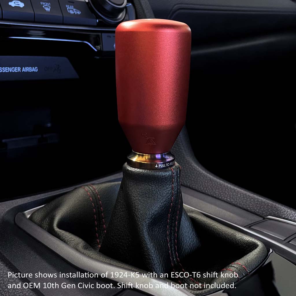Shift Boot Collar Upgrade (Burnt Titanium Finish)