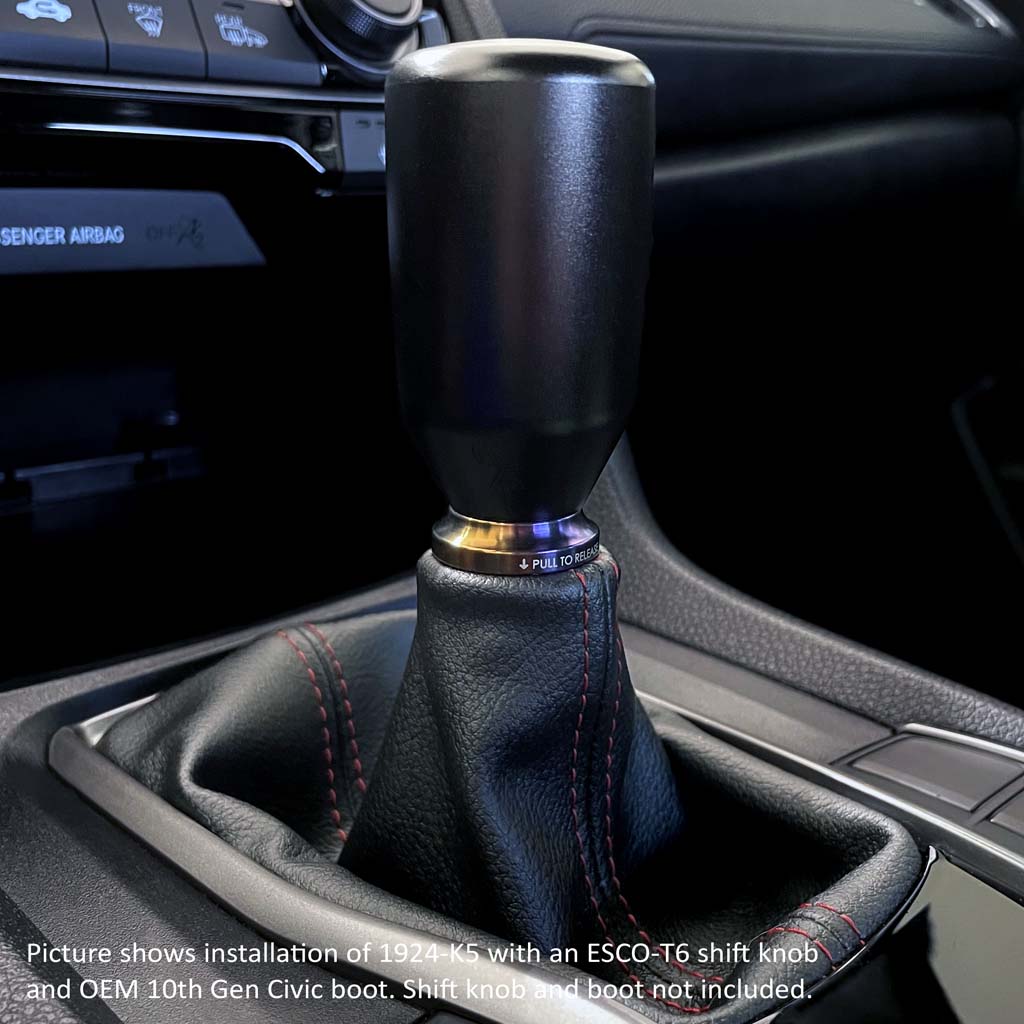 Shift Boot Collar Upgrade (Burnt Titanium Finish)