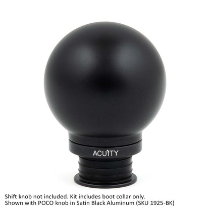 Satin Black Aluminum Shift Boot Collar for POCO Shift Knobs