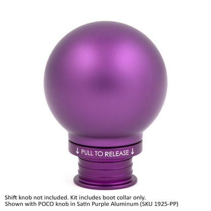 Satin Purple Aluminum Shift Boot Collar for POCO Shift Knobs