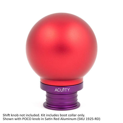 Satin Purple Aluminum Shift Boot Collar for POCO Shift Knobs