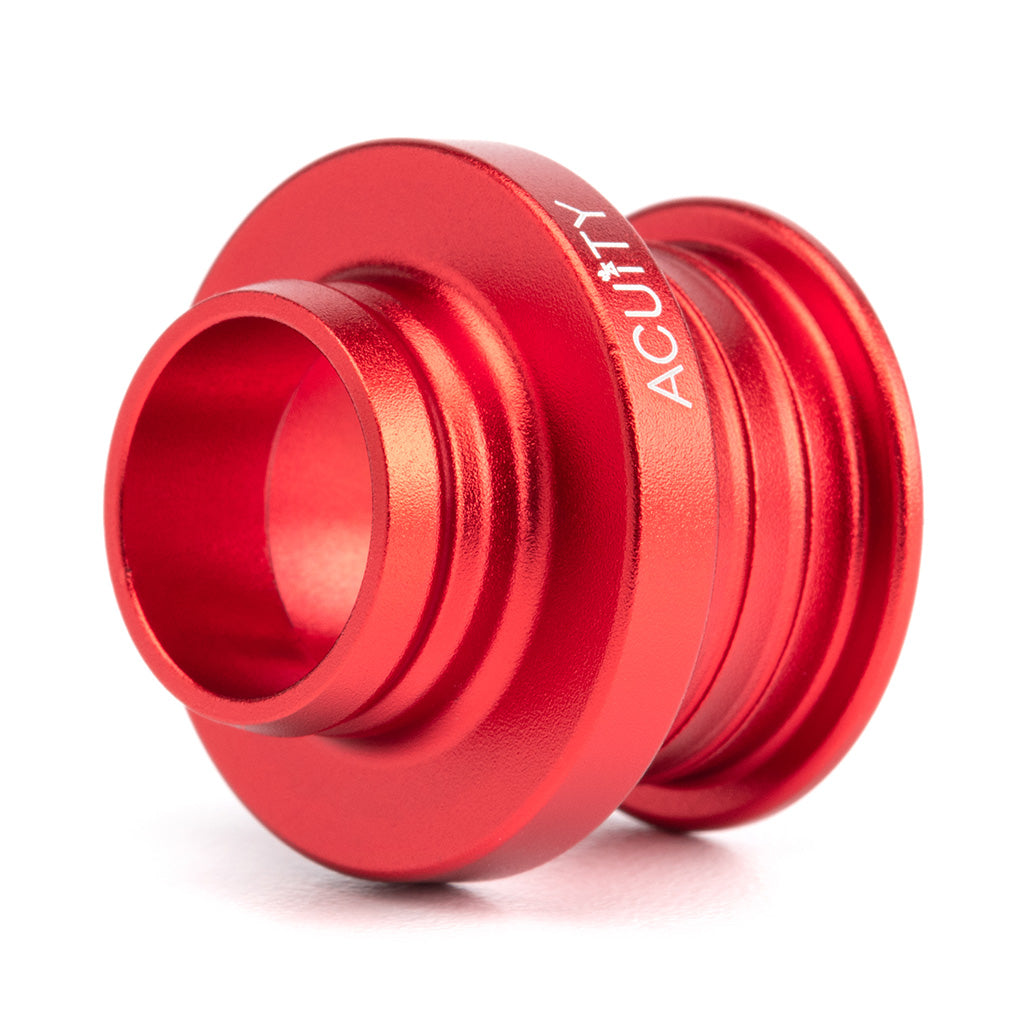 Satin Red Aluminum Shift Boot Collar for POCO Shift Knobs