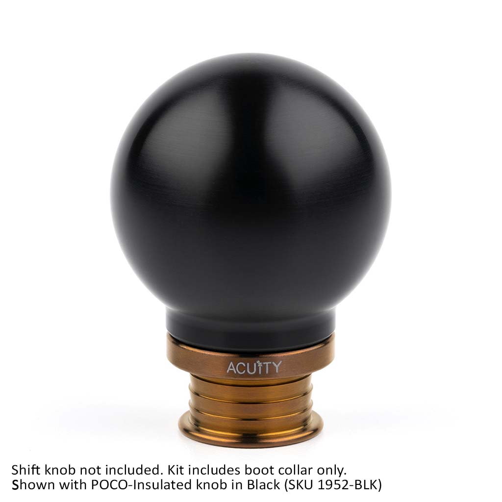 Burnt Gold Titanium Shift Boot Collar for POCO Shift Knobs