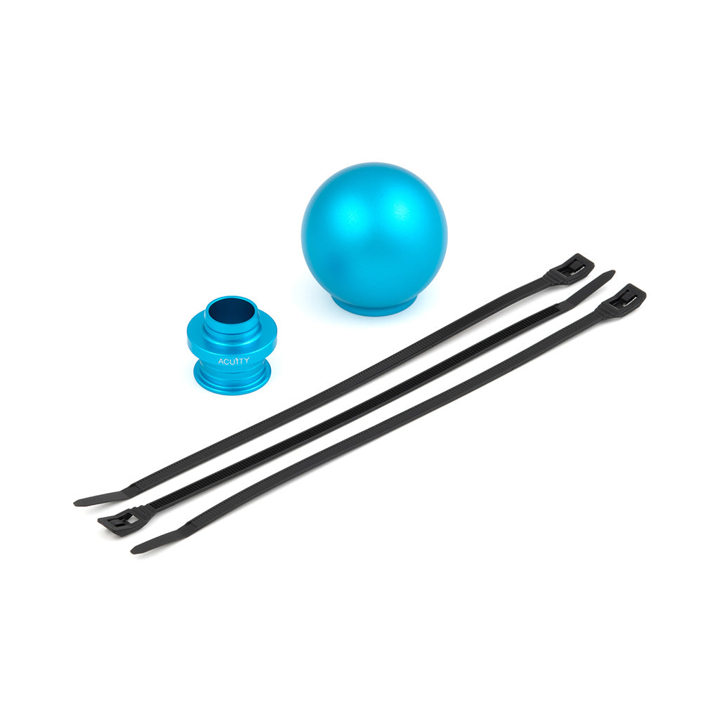 POCO Low-Profile Shift Knob in Satin Teal Anodized Finish