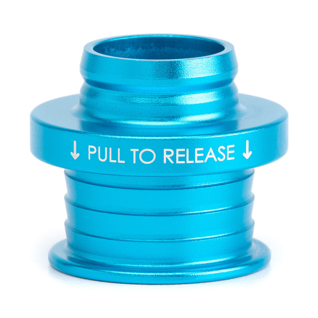POCO Low-Profile Shift Knob in Satin Teal Anodized Finish